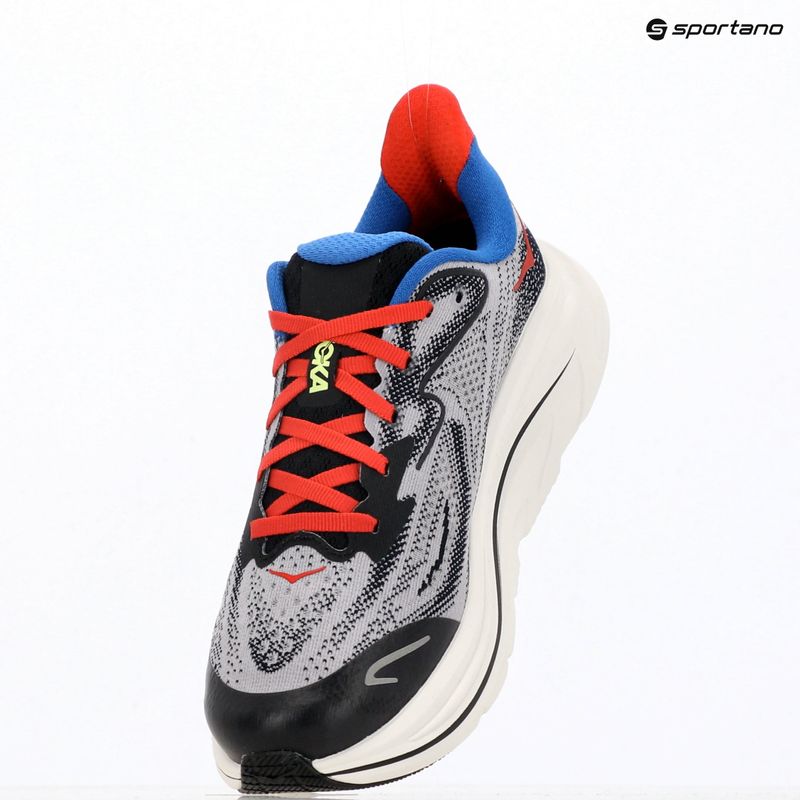 Buty do biegania dziecięce HOKA Clifton 10 foggy grey/black 10