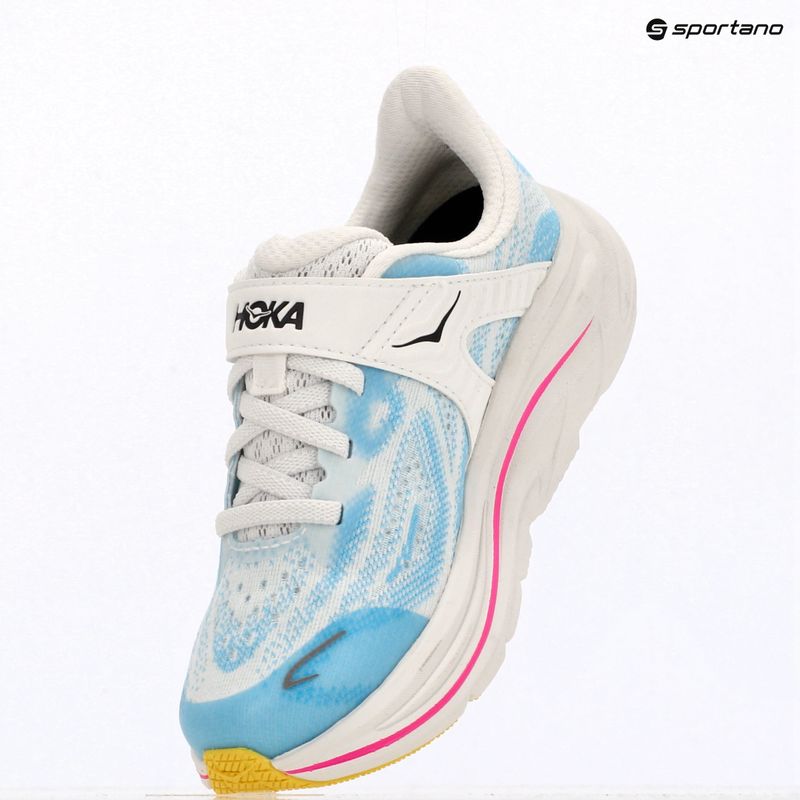 Buty do biegania dziecięce HOKA Clifton 10 frost/soaring blue 18