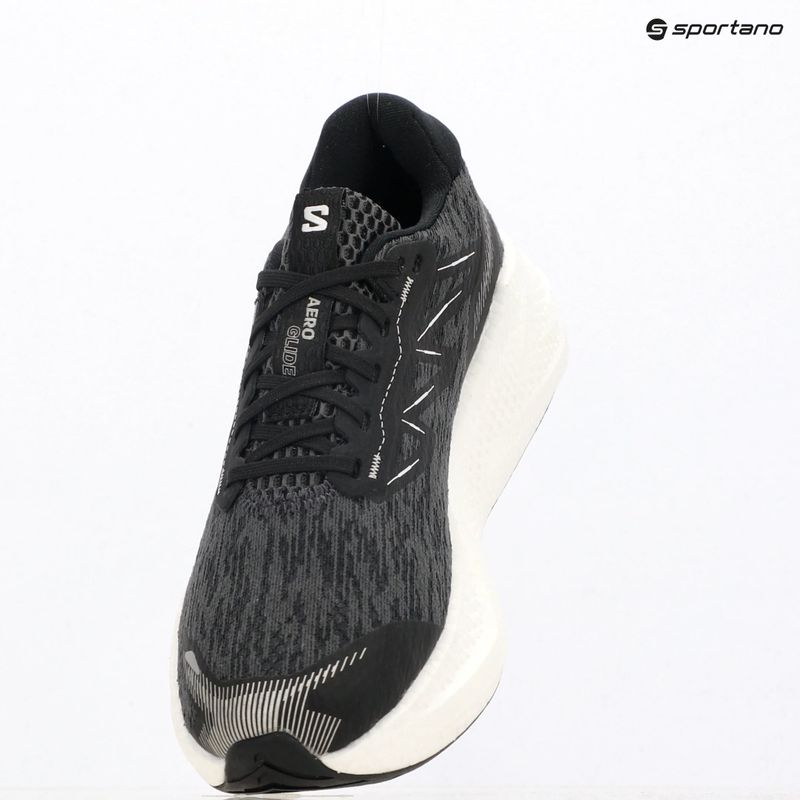 Buty do biegania damskie Salomon Aero Glide 4 black/white/silver 6