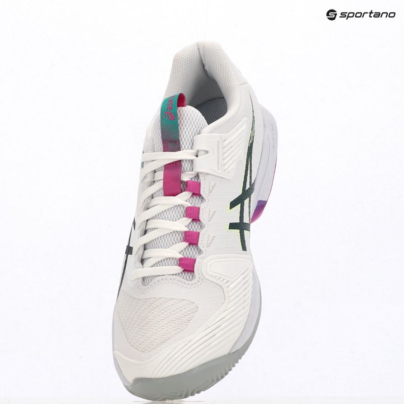 Buty do tenisa męskie ASICS Solution Speed FF 4 Clay white/digital sakura 9