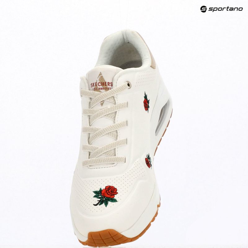 Buty damskie SKECHERS Uno Champagne & Roses white 8