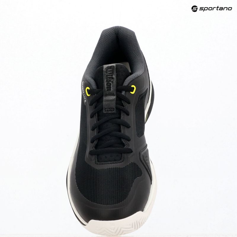 Buty do tenisa męskie Wilson Rush Lite 5 black/white/safety yellow 9