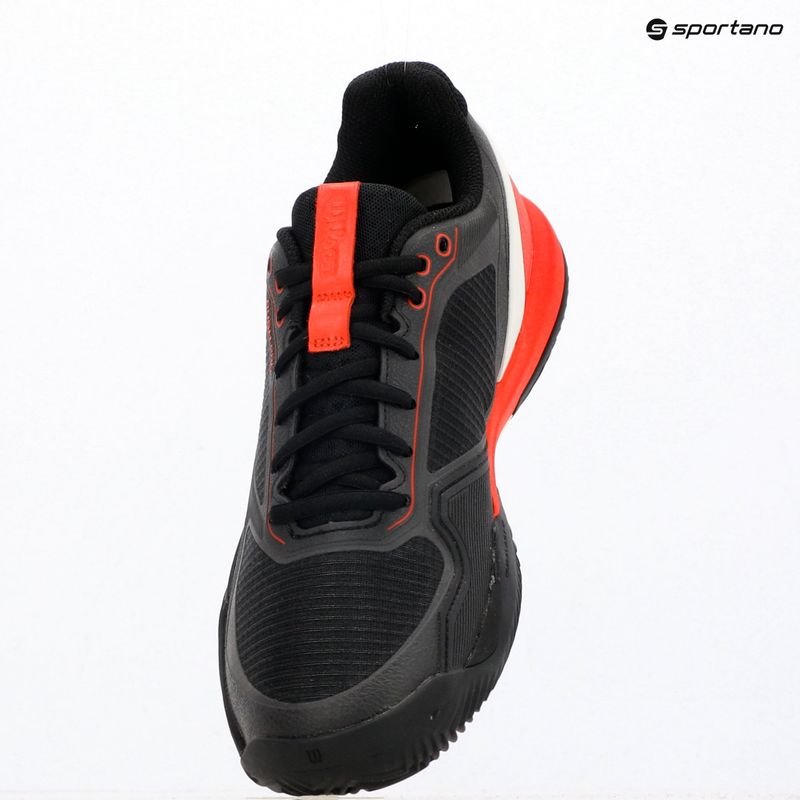 Buty do tenisa męskie Wilson Rush Pro 5 Clay black/infrared/white 11