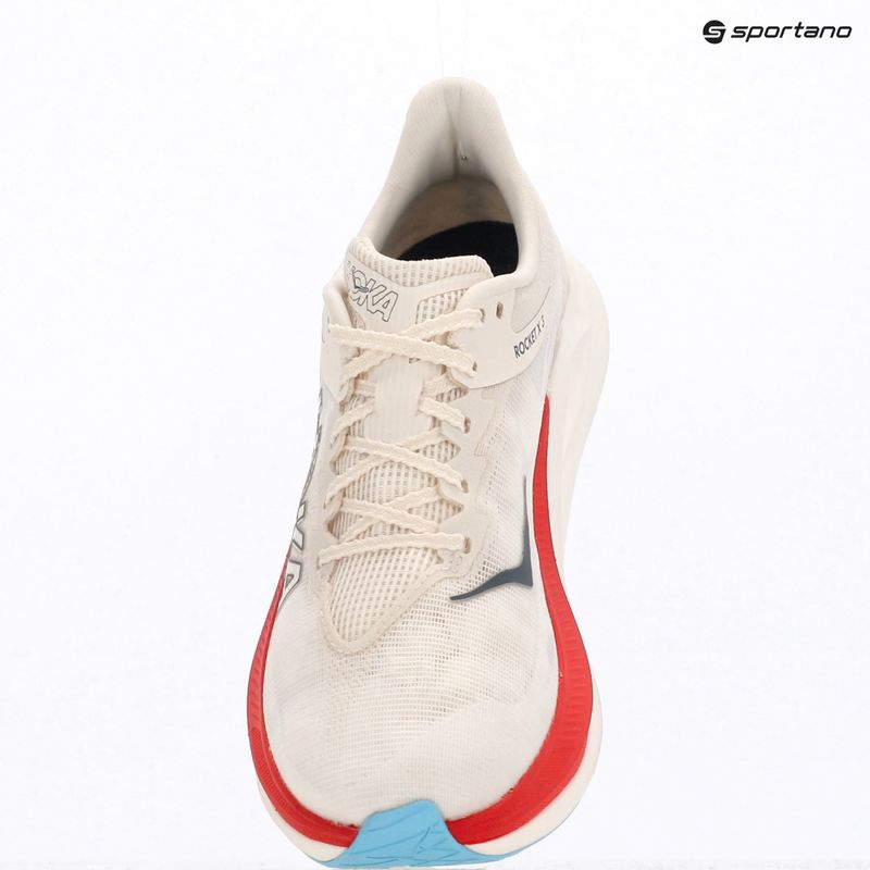 Buty do biegania HOKA Rocket X 3 alabaster/frost 9