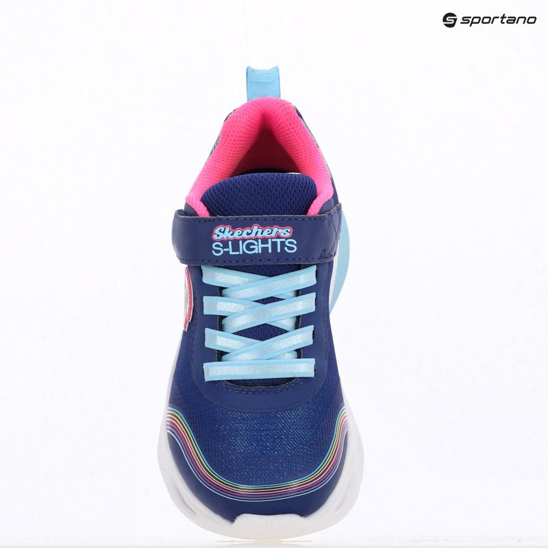Buty dziecięce SKECHERS Cosmic Glow Rainbow Beam blue 3