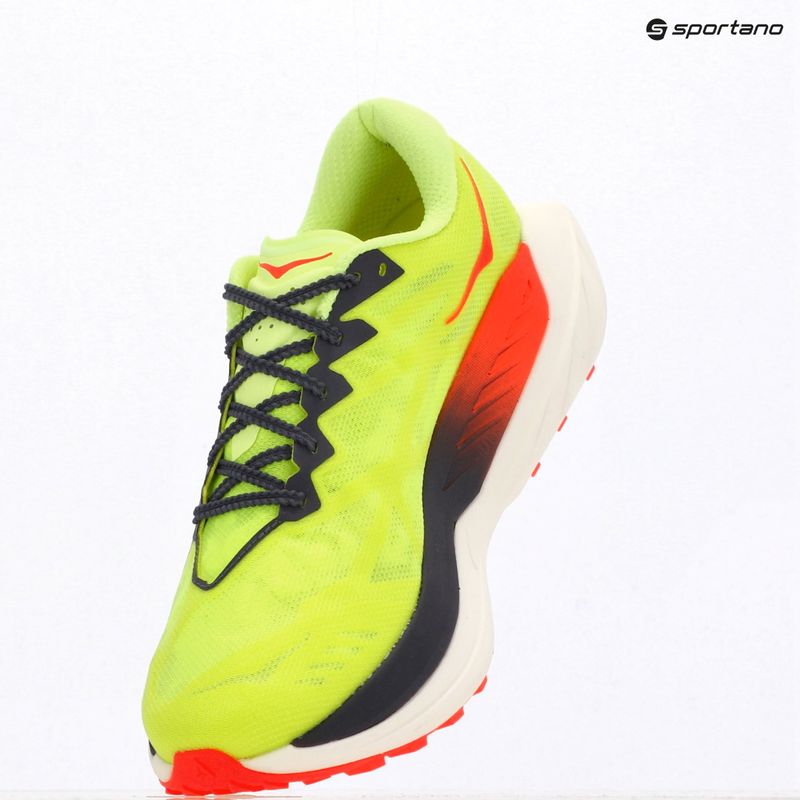 Buty do biegania męskie HOKA Rocket X Trail neon Yuzu/neon flame 9