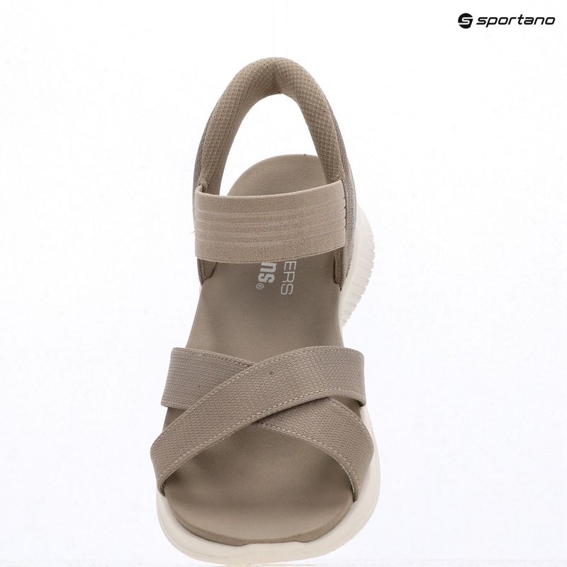 Sandały damskie SKECHERS Ultra Flex 3.0 Never Better gray 4