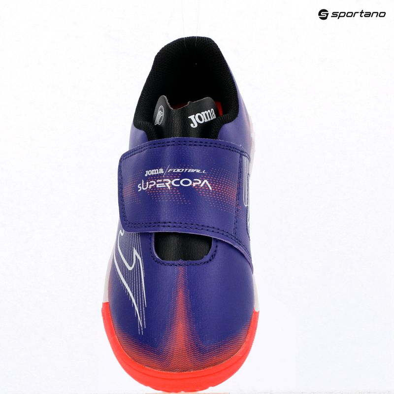 Buty piłkarskie dziecięce Joma Supercopa Jr IN purple 9