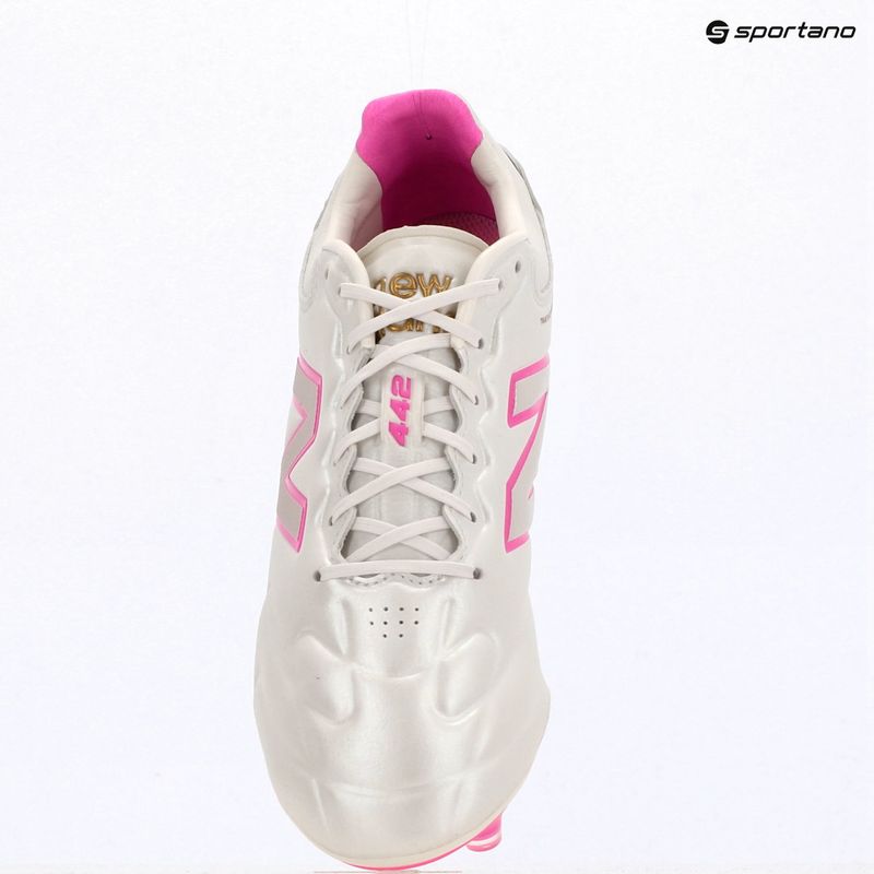 Buty piłkarskie New Balance Elite V3 FG sea salt/pink heat 9