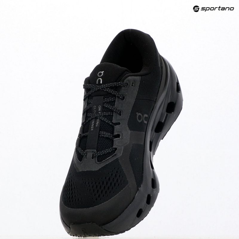 Buty do biegania męskie On Running Cloudrunner 3 Wide black/black 9