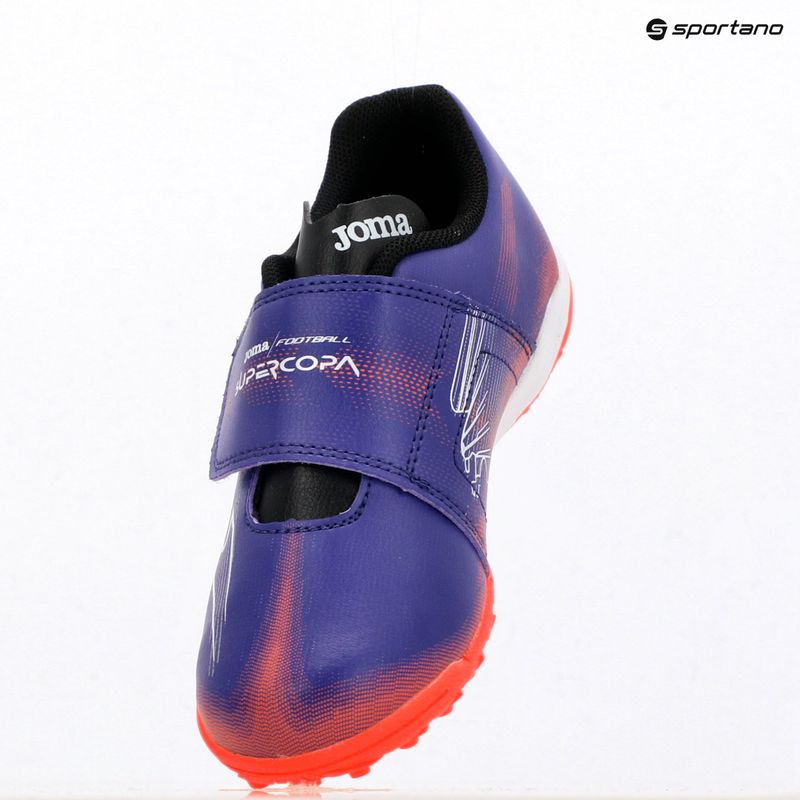 Buty piłkarskie dziecięce Joma Supercopa Jr TF purple 9
