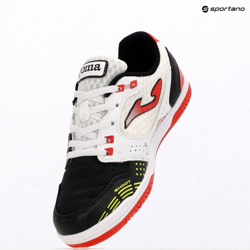 Buty piłkarskie dziecięce Joma Sala Max Jr IN white/black 9