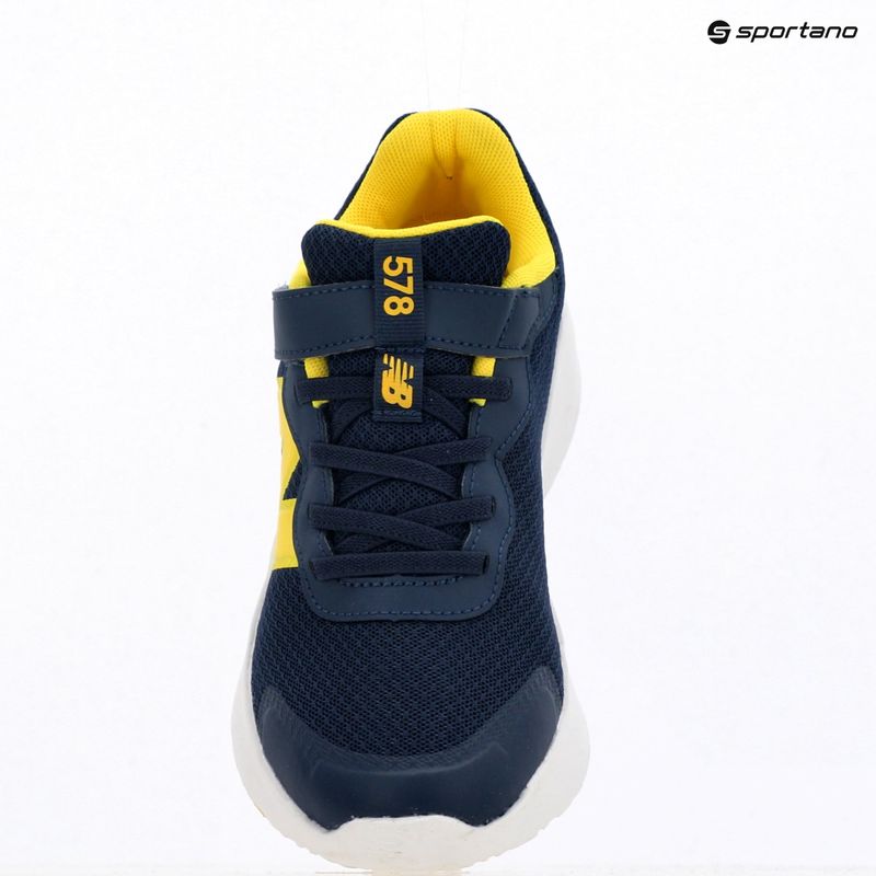 Buty dziecięce New Balance 578's V1 team navy/punch yellow 9