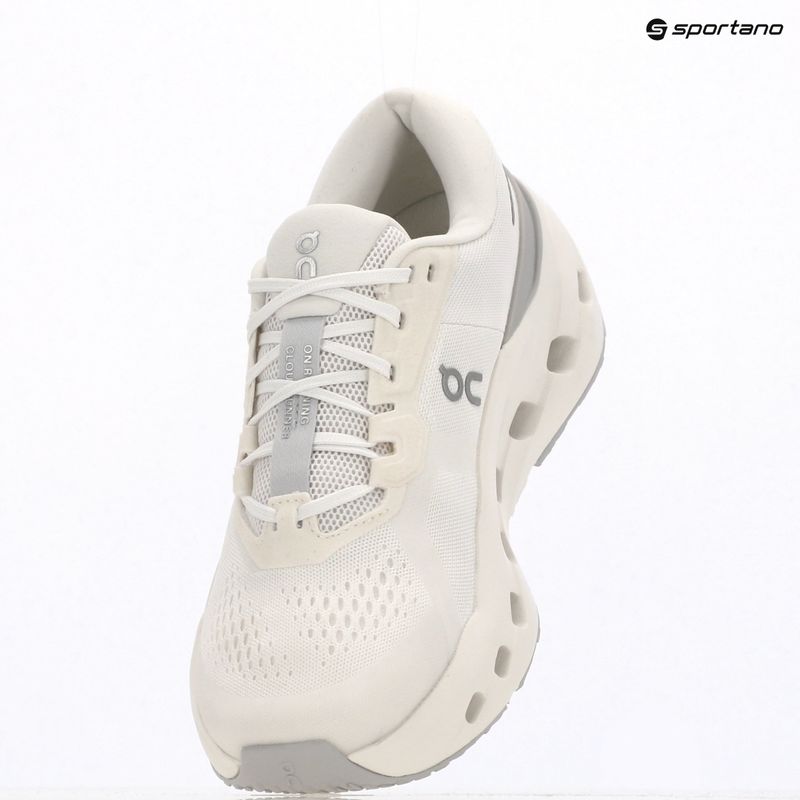 Buty do biegania damskie On Running Cloudrunner 3 Wide white/ivory 9