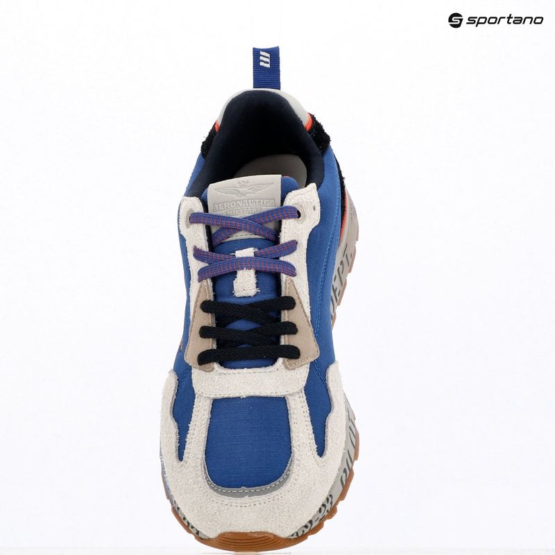 Buty męskie Aeronautica Militare SC0276UCT03546 blu elettrico 9