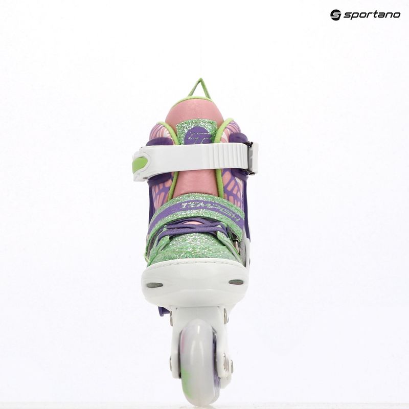 Rolki dziecięce Tempish Bam-Bu Flash white/pink 12