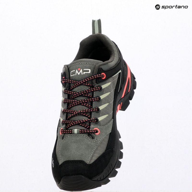 Buty trekkingowe damskie CMP Rigel 2.0 Low Waterproof avocado/coral 9