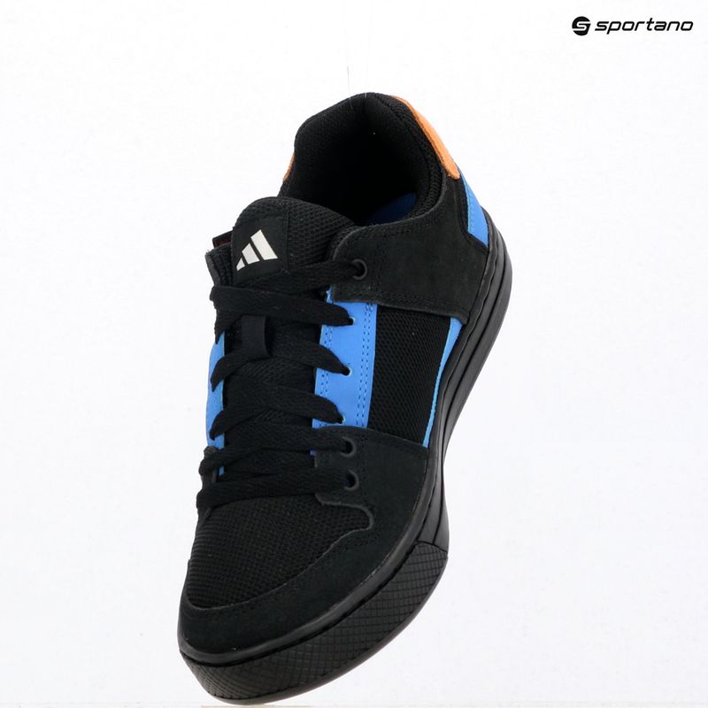 Buty rowerowe platformy męskie adidas FIVE TEN Freerider core black/off white/ray blue 9