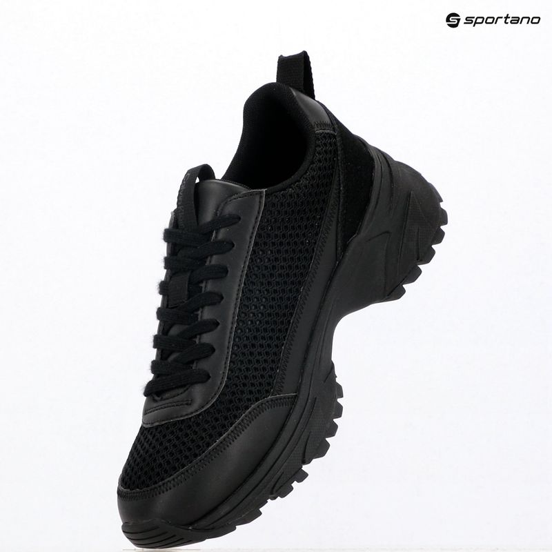 Buty damskie Calvin Klein HW0HW03000 Hike Runner Lup Lin Mesh triple black 9