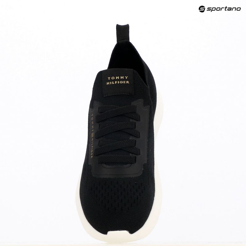 Buty damskie Tommy Hilfiger Knit Extralight Runner black 9