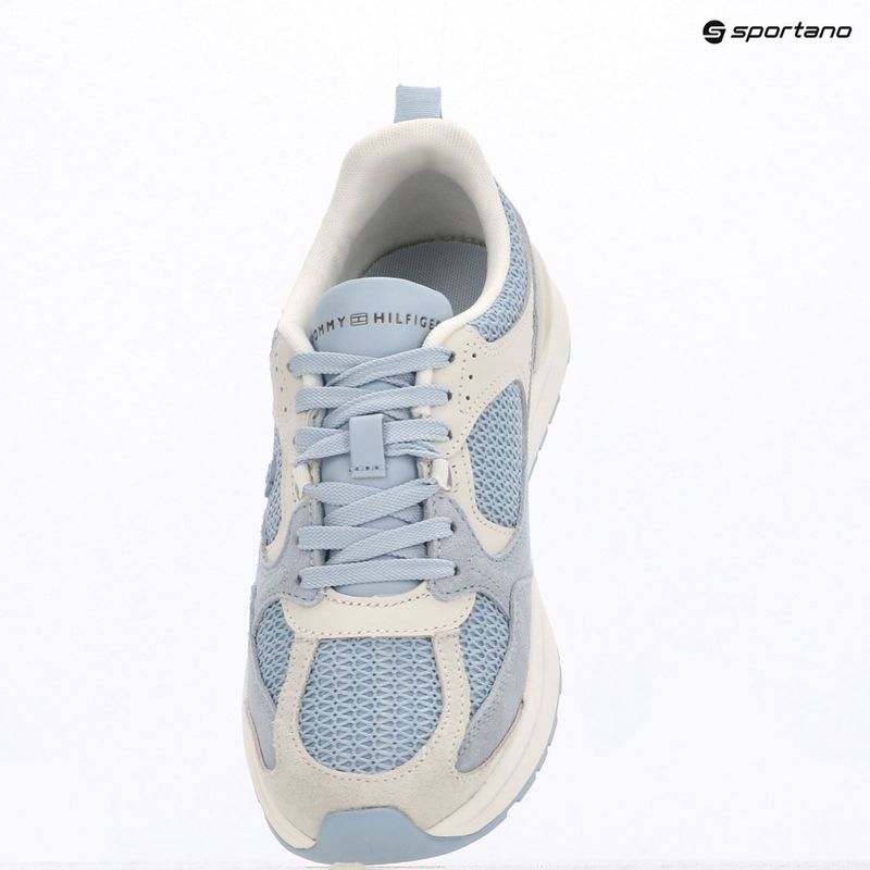Buty damskie Tommy Hilfiger Mix Material Runner brezzy blue/ecru 9