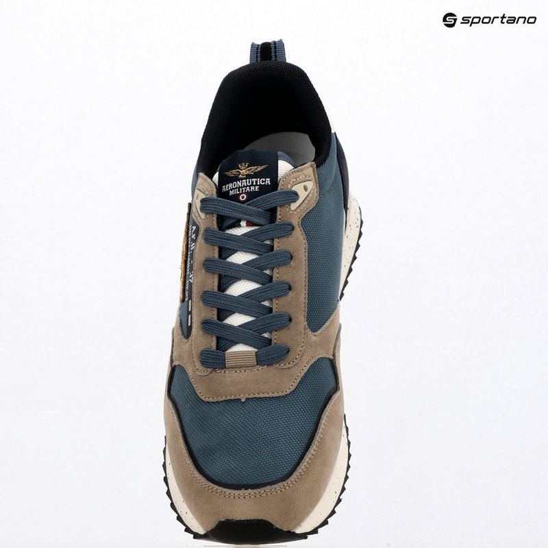 Buty męskie Aeronautica Militare SC0288UCT03545 multicolor jeans/sabbia 9