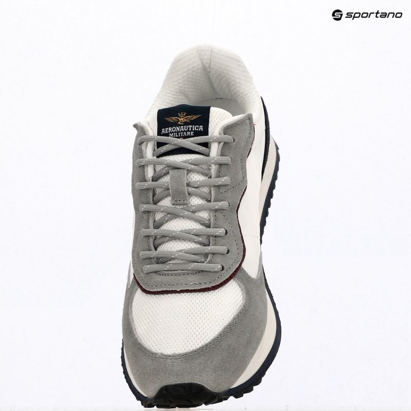 Buty męskie Aeronautica Militare SC0320UPL00313 off white/blu scuro 9