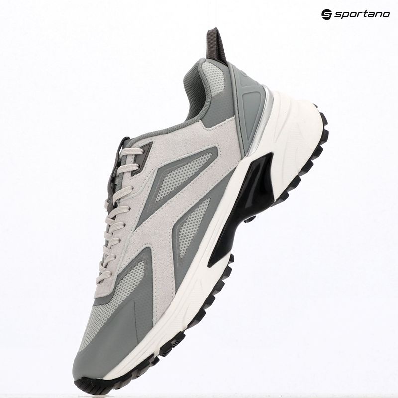 Buty męskie Calvin Klein HM0HM02220 Hike Runner Stripe Mix Nylon Suede light grey/granite grey 9