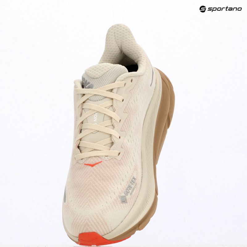 Buty do biegania damskie HOKA Clifton 9 GTX eggshell/khaki 10