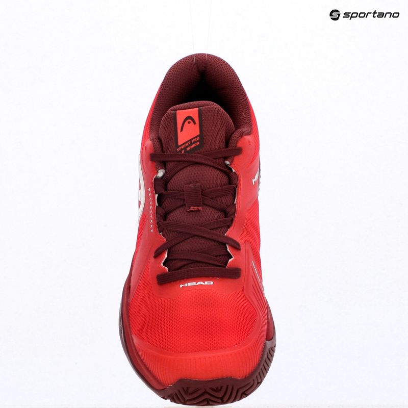 Buty do tenisa dziecięce HEAD Sprint Pro 4.0 Jr red/dark red 16