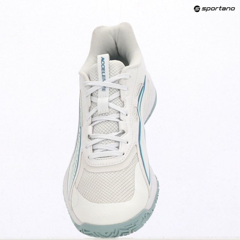 Buty do piłki ręcznej PUMA Accelerate Pro 4 Game On puma white/baltic sea blue/fresh water 9