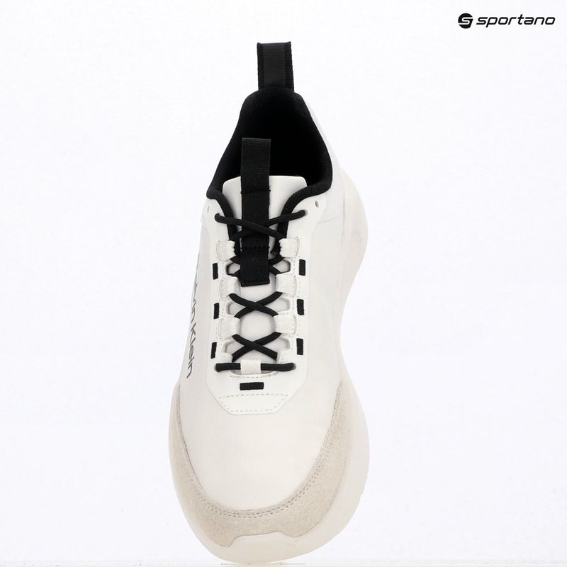 Buty męskie Calvin Klein HM0HM02342 Light Eva Runn Essential Laceup Nylon Suede bright white/black 9