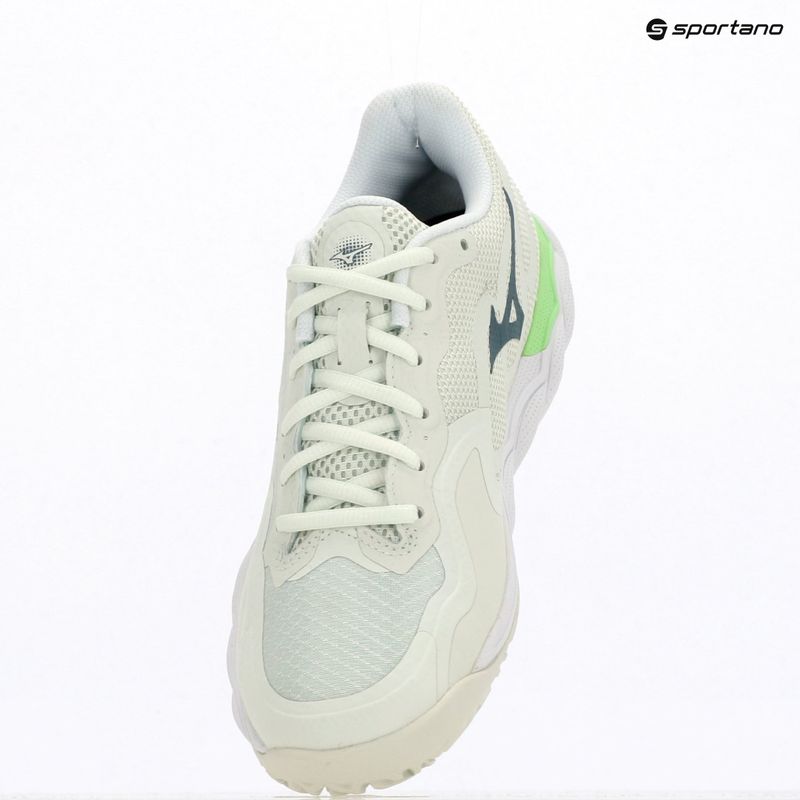Buty do padla damskie Mizuno Wave Enforce Court Padel phantom green/white/glowing ap 9