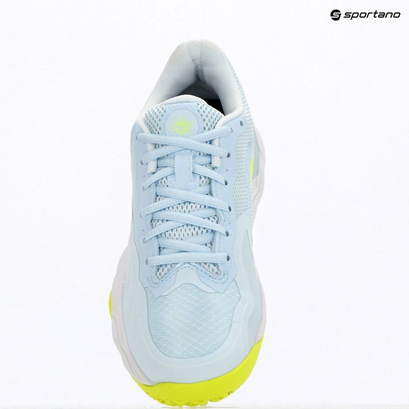 Buty do tenisa damskie Mizuno Wave Enforce Court CC W ice water/lightning yellow/ancient 9