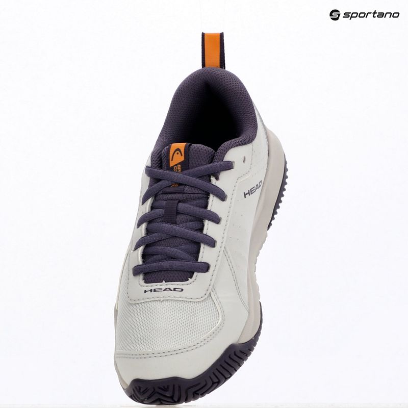 Buty do tenisa dziecięce HEAD Sprint Court 4.0 light grey/purple 10