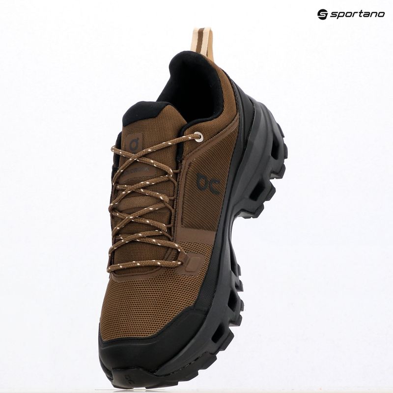 Buty damskie On Cloudrock Low Waterproof earth/black 9