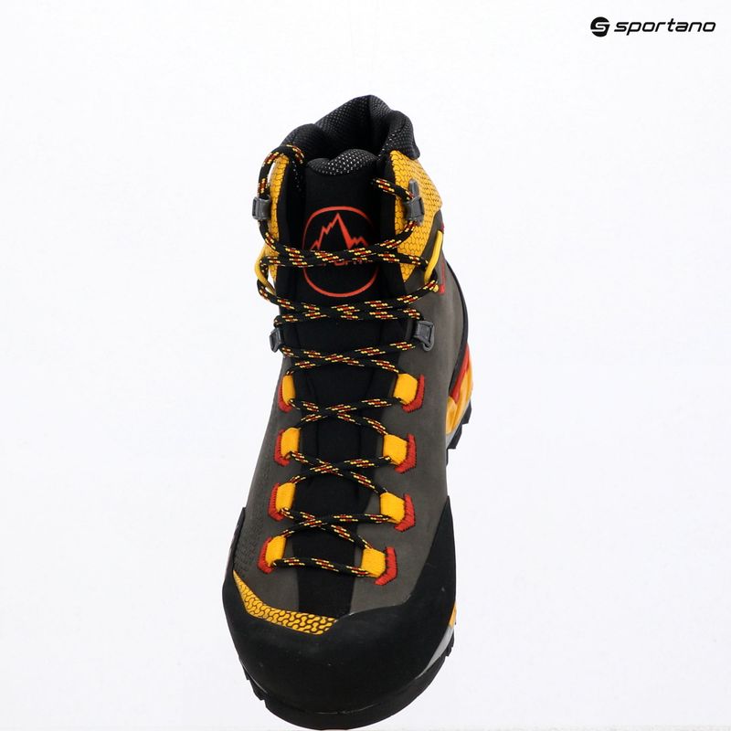 Buty wysokogórskie męskie La Sportiva Trango Tech Leather GTX black/yellow 9