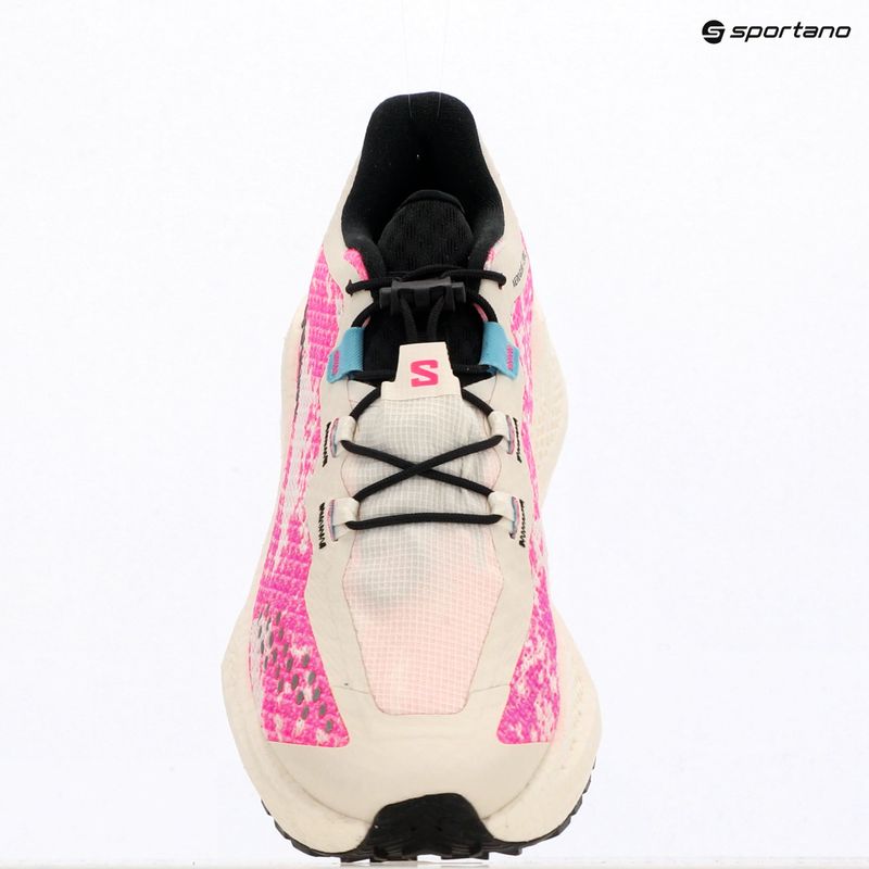 Buty do biegania damskie Salomon Aero Glide 4 GRVL vanilla ice/knockout pink/black 5