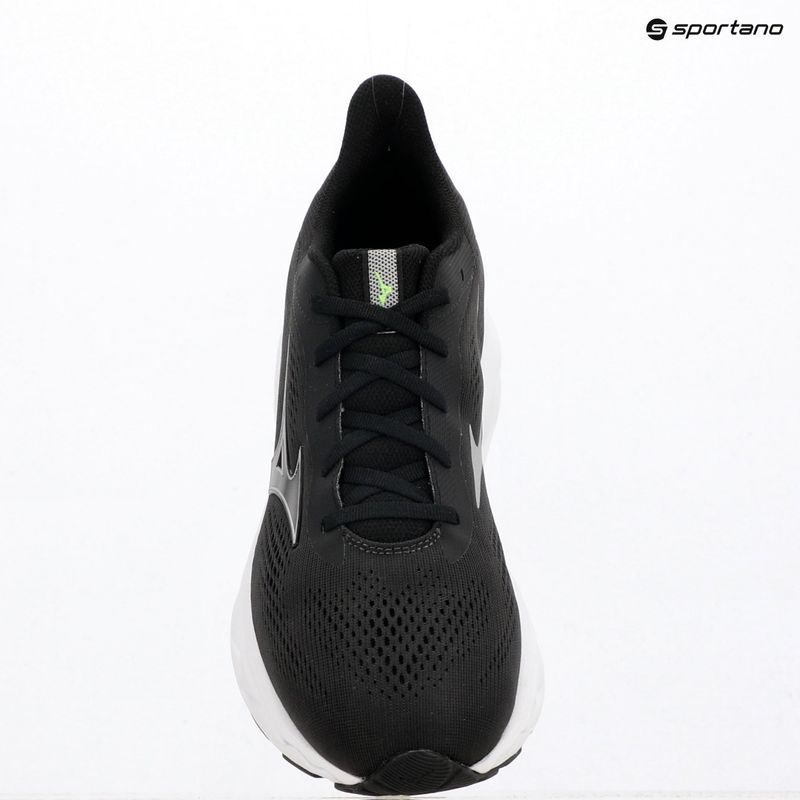Buty do biegania męskie Mizuno Wave Serene 2 black/silver/glowing apple 3
