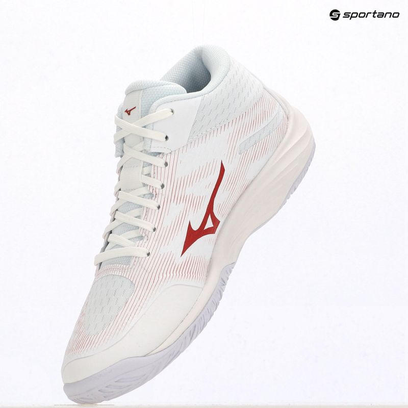 Buty do siatkówki damskie Mizuno Lightning Select Mid white/rose elegance/lava falls 4