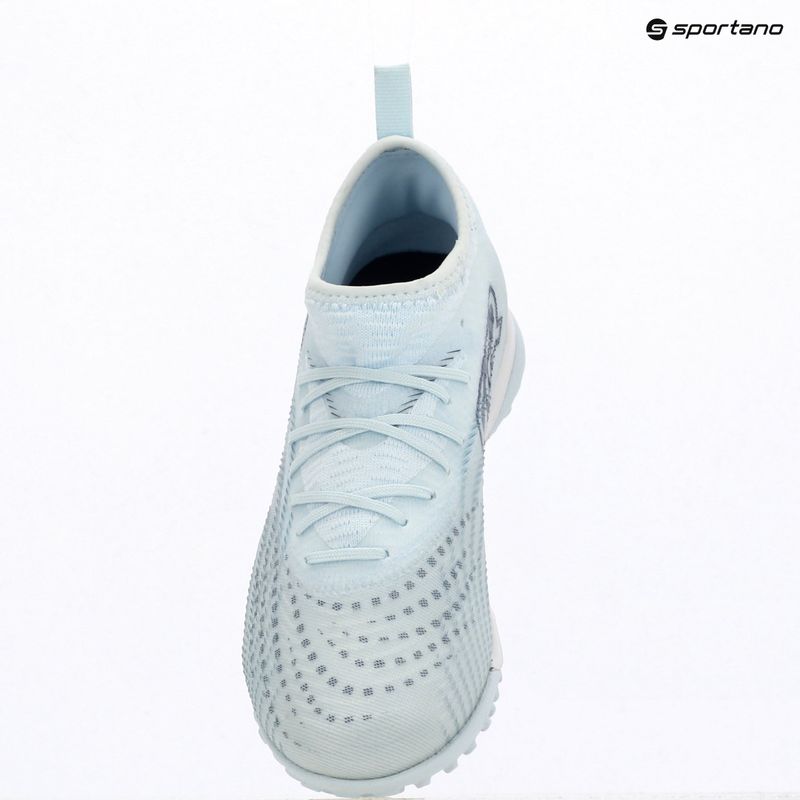 Buty piłkarskie dziecięce PUMA Future 9 Match TT + Mid Jr icy blue/puma white/blue jewel 4
