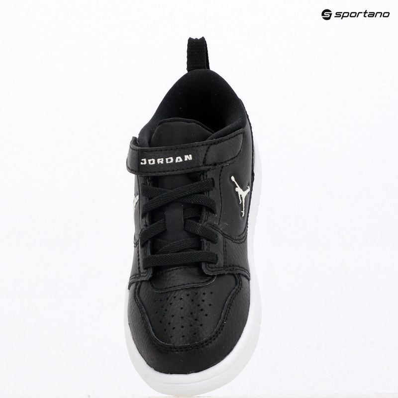 Buty dziecięce Nike Jordan Court Connect Low black/white 9