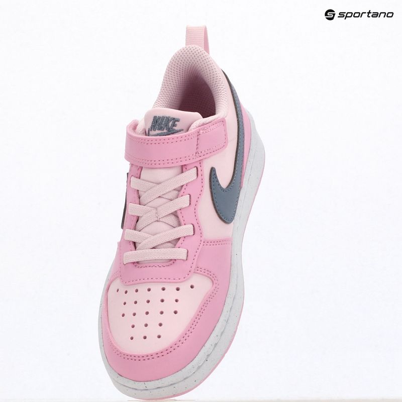 Buty dziecięce Nike Court Borough Low Recraft pink foam/pink rise/white/ashen slate 6