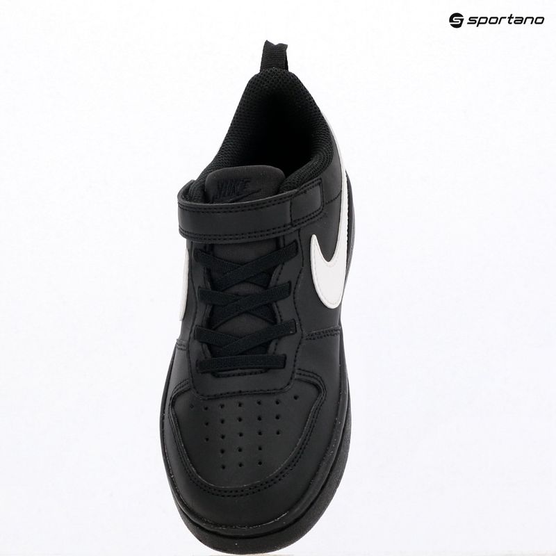 Buty dziecięce Nike Court Borough Low Recraft black/black/white 6