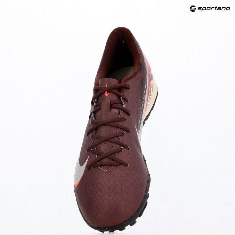 Buty piłkarskie męskie Nike United Mercurial Vapor 16 Academy TF burgundy crush/metallic silver 6