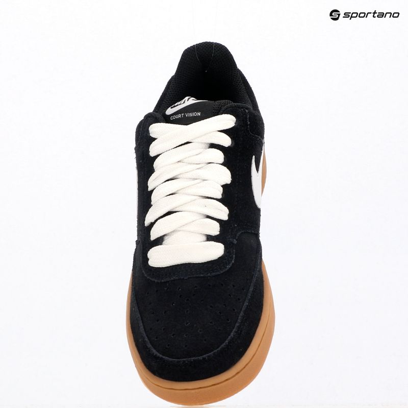 Buty męskie Nike Court Vision Low FL black/gum med brown/white 13