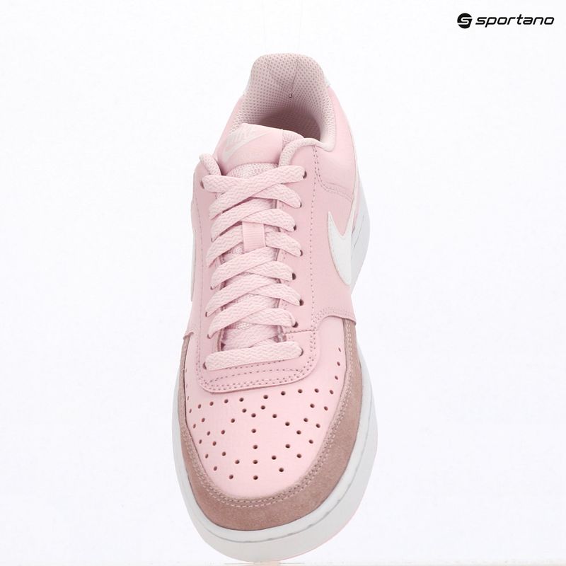 Buty damskie Nike Court Vision Low Suede pink foam/white 6