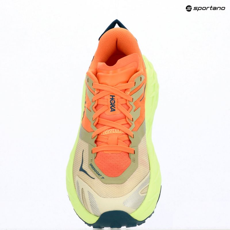 Buty do biegania damskie HOKA Speedgoat 7 persimmon/neon yuzu 18