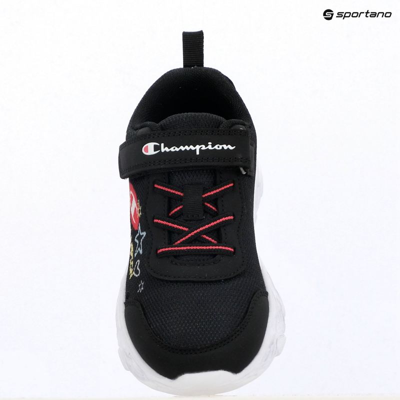Buty dziecięce Champion Funfair Print G PS Low Cut new black/fluorescent pink/imperial light blue 10