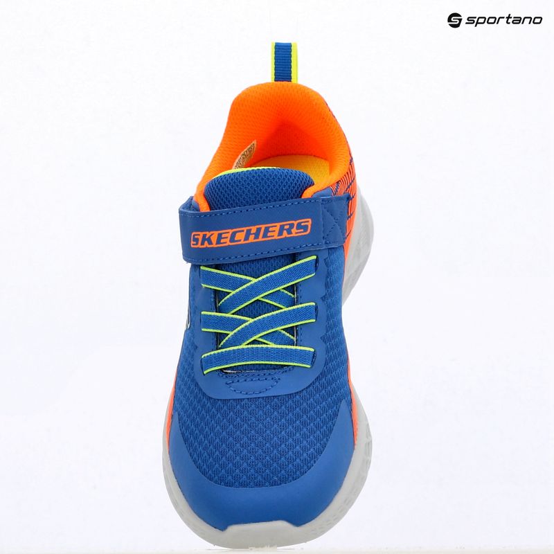 Buty dziecięce SKECHERS Microspec II Zovrix blue 11